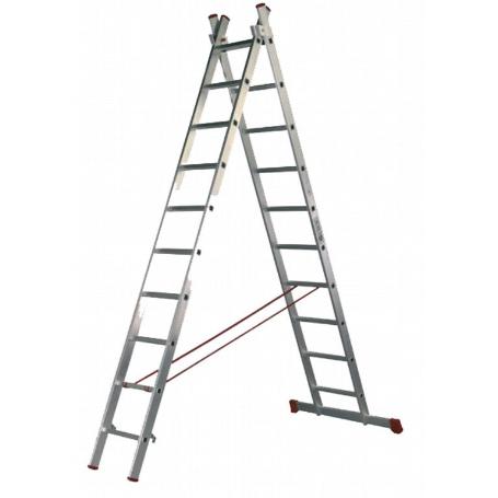 ESCALERA 2TRAM.MULT.2X 9  2.5+2.5 MT.