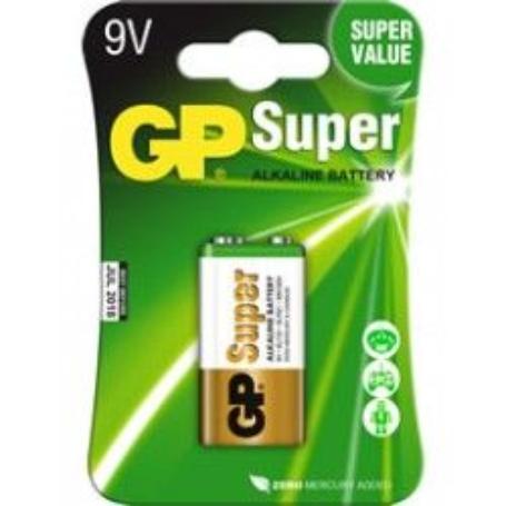 PILA ALCALINA GP SUPER 9 V.