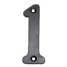 NUMERO 1 HIERRO FORJADO 100MM.