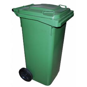 CUBO BASURA C/RUEDA 120 LTS.