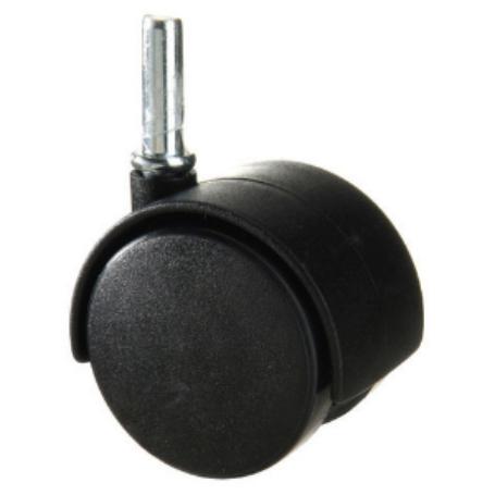 RUEDA OFICINA 40 MM. ESPIGA 8MM. SIN FRENO 79204