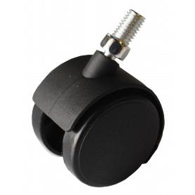 RUEDA OFICINA 50 MM. TORNILLO M-10 SIN FRENO 79218