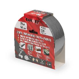 CINTA AMERICANA TARGET 32X50 MM PLATA