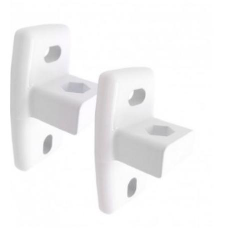 JUEGO SOPORTE PARED TOLDO TLD02 BLANCO