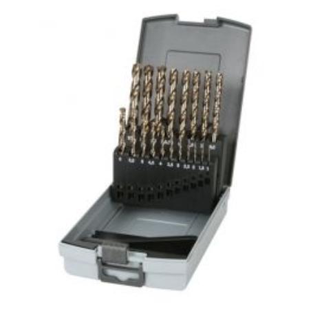 JUEGO BROCAS COBALTO 19 UDS.1-10 X0.50MM.