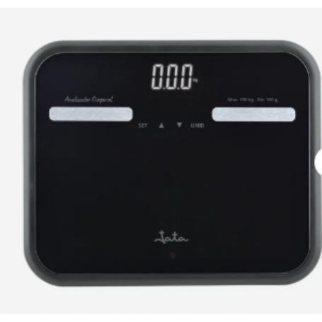 BASCULA BAÑO JATA RECARGABLE USB MOD.538 150 KG.