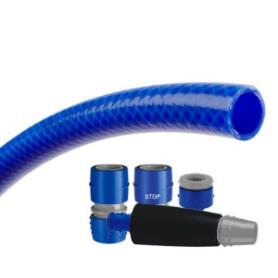 KIT MANGUERA TOP LINE C/MALLA 15MM 25M