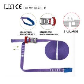 LINEA SEGURIDAD HORIZ. 3.5CMS-20 MTS + 2 MOSQ.