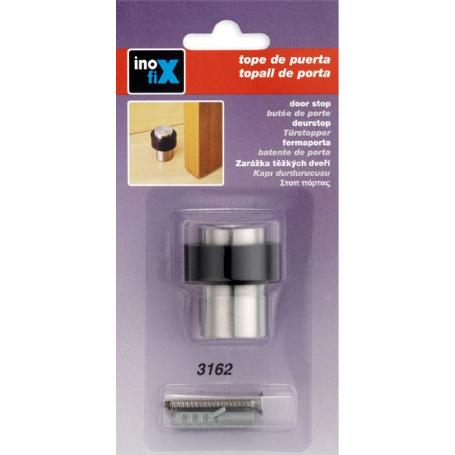 TOPE PUERTA ATORNI.INOX ALTO C/AMORTIG.