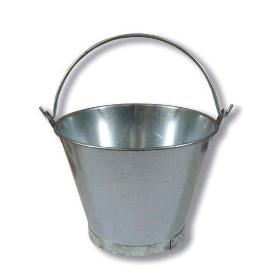Cubo zinc asa lisa  9 22.5x18 (4 litros)