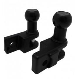 JUEGO SOPORTE BARANDILLA TOLDO NEGRO