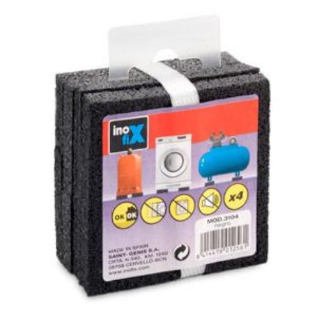 ALMOHADILLA ANTI-VIBRACION 75X75 MM. 4 UDS