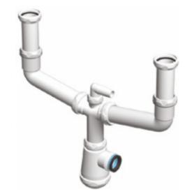 SIFON BOTELLA DOBLE RACORD C/BOTELLA I-44 1 1/2 40