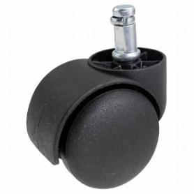 RUEDA OFICINA 50 MM. ESPIGA 11MM. SIN FRENO 76501