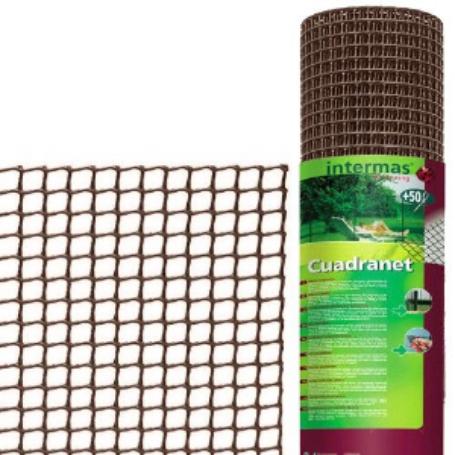 MALLA CUAD.0.5CM.MARRON 1X25 MTS