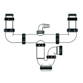 TECNO SIFON EXT.DOBLE FREG. S-V 1-1-2 (T47) 50215