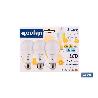 PACK DE 3 BOMBILLAS E27 A60 14W 1521 LM 5CCT