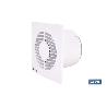 EXTRACTOR DE AIRE AXIAL SILENCIOSO 10 W 170 X 151 MM Ø125 MM