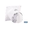 EXTRACTOR DE AIRE AXIAL SILENCIOSO 10 W 170 X 151 MM Ø125 MM