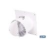 EXTRACTOR DE AIRE AXIAL SILENCIOSO 10 W 170 X 151 MM Ø125 MM
