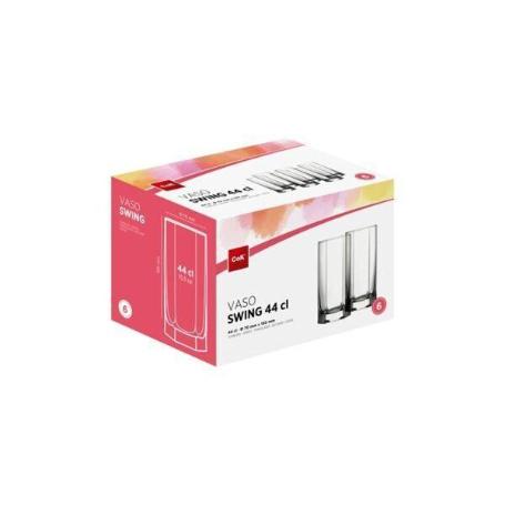 44 CLS VASO WHISKY ALTO OCTOGONAL SWING COK - CAJA 6 UNIDADES