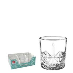 33 CLS VASO CRISTAL TALLADO VINTAGE PARA WHISKY GINGER COK - CAJA 6 UNIDADES