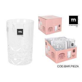 50 CLS VASO CRISTAL TALLADO VINTAGE AURISS SAGRA - CAJA 4 UNIDADES
