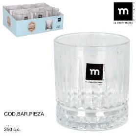 35 CLS VASO CRISTAL TALLADO VINTAGE SULTAN LAMEDITERRANEA - CAJA 6 UNIDADES