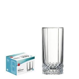 29 CLS VASO TALLADO WHISKY ALTO MOD BLUES COK - CAJA 6 UNIDADES