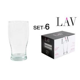 58 CLS VASO PINTA CERVEZA PILSEN BELEK LAV - CAJA 6 UNIDADES
