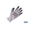GUANTE ANTICORTE HPPE IMPREGNADO DE LATEX RUGOSO TALLA 8 VENTA UNITARIA
