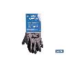 GUANTE ANTICORTE HPPE IMPREGNADO DE LATEX RUGOSO TALLA 8 VENTA UNITARIA