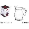 0,5 LTS JARRA DE CRISTAL ECONOMICA 500 ML ECONOMICA ALESSANDRO