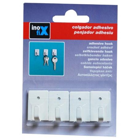 PERCHA ADH.2019 INOX.BLISTERX4 UDS.