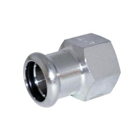 UNION HEMBRA 15*1/2 PRESS INOX