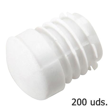 CONTERA PLASTICO REDONDA INTERIOR BLANCA PARA TUBO EXTERIOR Ø 18 MM. BOLSA 200 UNIDADES