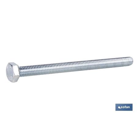 DIN-933 C-8.8 M-8 X 12 Z   CAJA 200 UNID.