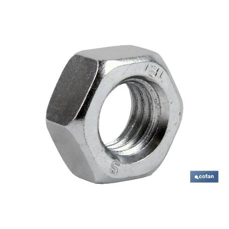 DIN-934  C-8  M-6  Z   CAJA 500 UNID.