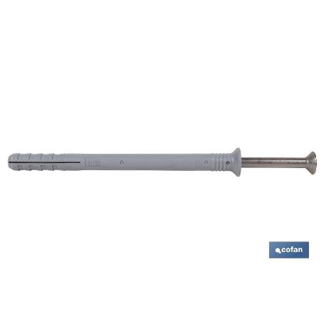 TACO GOLPE COLLARIN AVELLANADO 6X60 INOX   CAJA 100 UNID.