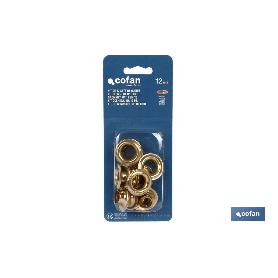 KIT DE 12 SETS DE OJETES 12 MM