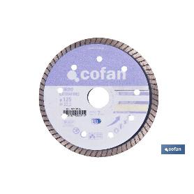 DISCO DIAMANTE TURBO EXTRAFINO 125MM.