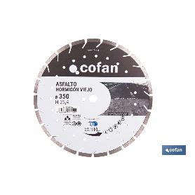 DISCO DIAM. ASFALTO, HORMIGON VIEJO 350MM