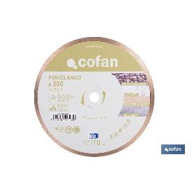 DISCO PORCELANICO MAQUINAS DE MESA 300MM - H25,4