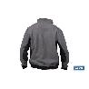 CHAQUETA POLAR MODELO WALKER 370 G/M GRIS-NEGRO TALLA L