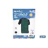 CAMISETA TRANSPIRABLE MODELO PILOTE VERDE-NEGRA 160 G/M2 TALLA-XXXL