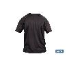 CAMISETA TRANSPIRABLE MODELO PILOTE NEGRA 160 G/M2 TALLA-L