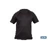 CAMISETA TRANSPIRABLE MODELO PILOTE NEGRA 160 G/M2 TALLA-XXXL