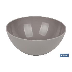 BOL MODELO ALBAHACA 2.4L COLOR PIEDRA 23X10CM   CAJA 6 UNID.