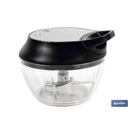 PICADORA MANUAL, TAPA Y ACCESORIO BATIDOR 500 ML