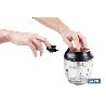 PICADORA MANUAL, TAPA Y ACCESORIO BATIDOR 900 ML